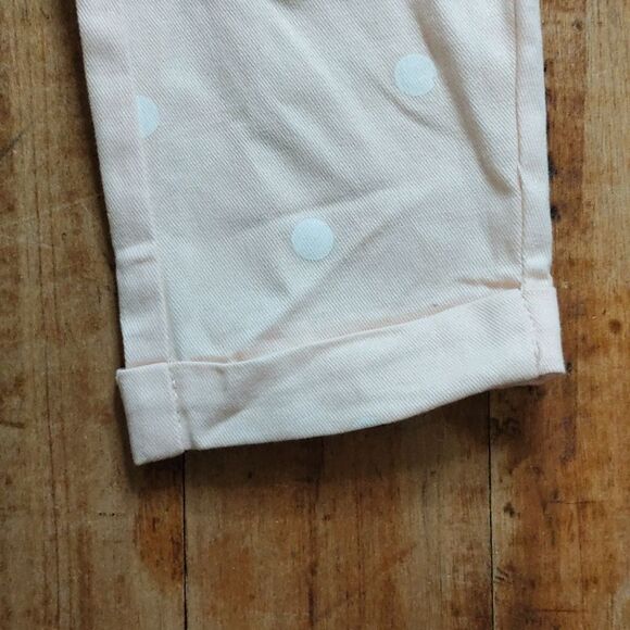 Tahari overalls outfit 3T pink new polka dot overalls pink shirt headband spring - Picture 13 of 15